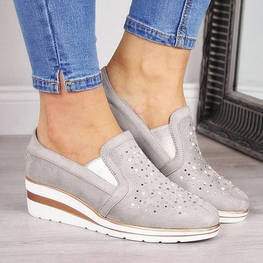 Heidi-Mode | Bequeme Schuhe mit Absätzen und Weichem Fußbett