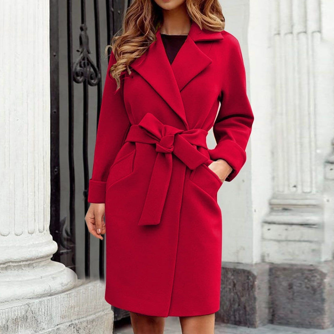 Heidi-Mode - Langer Damen Trenchcoat Wintermantel