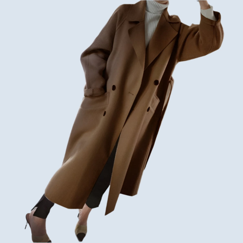 Heidi-Mode | Trenchcoat Klassischer Maßschnitt Ideal für Herbst/Winter