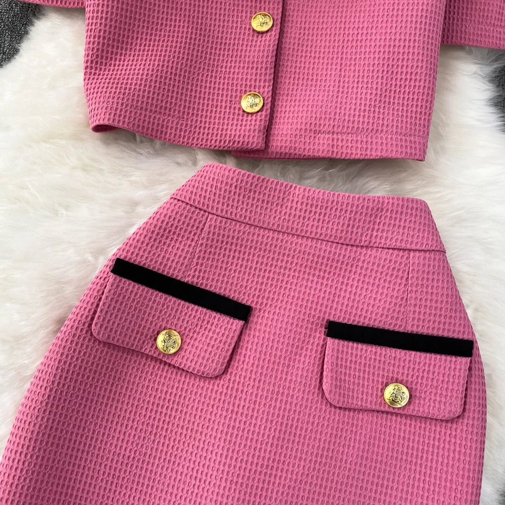 Heidi-Mode | Bubble Sleeve Rock Anzug