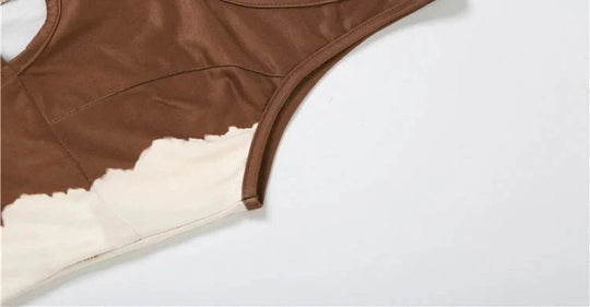 Heidi-Mode | Quaste Kontrast Stretch Latzhose