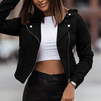 Heidi-Mode | Kurz Geschnittene jacke mit Reißverschluss für Damen