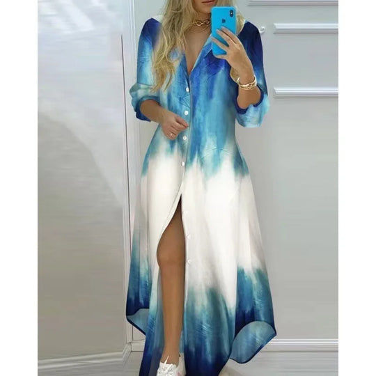 Heidi-Mode | Maxi Strandkleid mit Prints