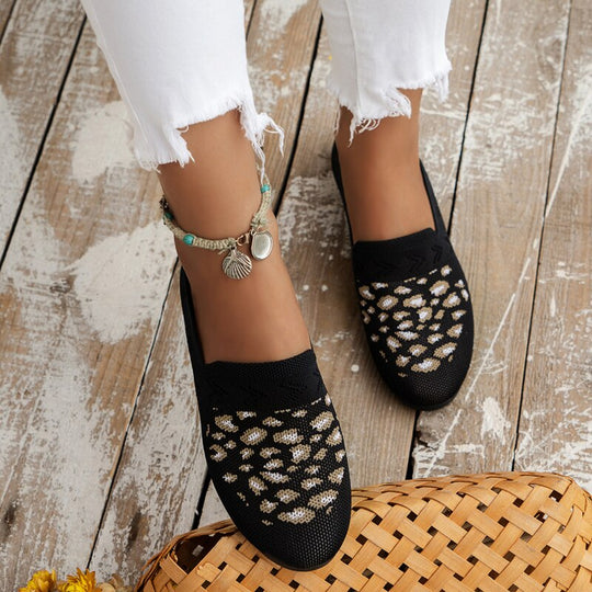 Heidi-Mode | Damen Ballerinas mit Leopardenmuster Wilda