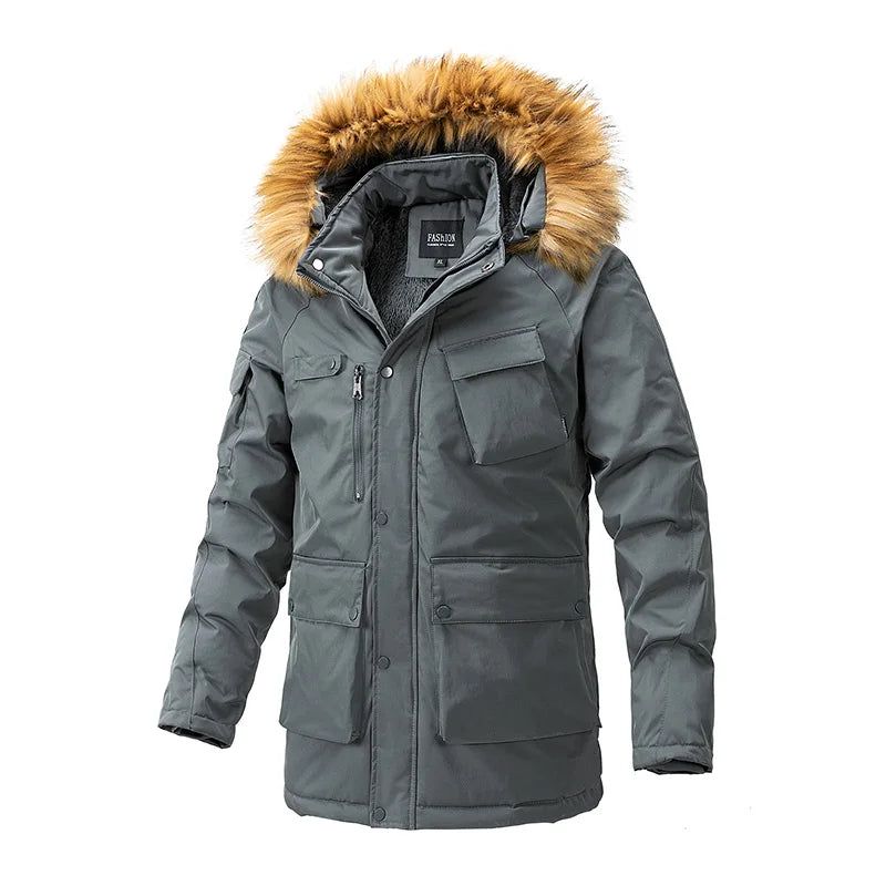 Modische Herren-Winterjacke – Warm, Dick und Stilvoll