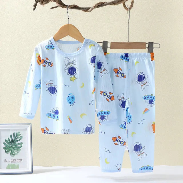 Heidi-Mode Dreams Bequemes Pyjama-Set für die Kleinen