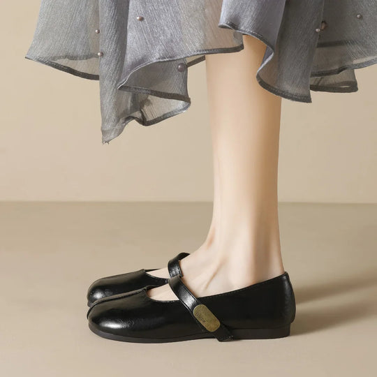 Heidi-Mode | Neue Frühling Damen Outdoor-Schuhe Runde Zehen Design Mary Jane Schuhe Damen Lässige Flache Schuhe Arbeit Bootsschuhe Große Größen