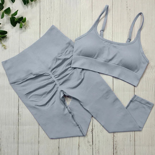 Heidi-Mode | Sportbekleidung Frauen Nahtlose Sportkleidung Fitness Set Yoga Set Trainingskleidung für Frauen Fitness Bekleidung Set Trainingsanzug Activewear
