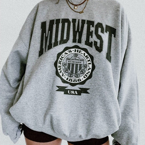 „MIDWEST“-Sweatshirt für Damen