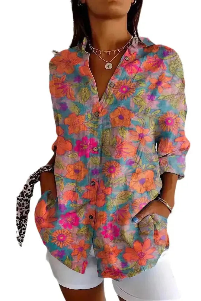 Heidi-Mode | Sara Gedruckte Bluse