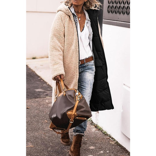 Heidi-Mode | Trendy beidseitige Damen Wintermantel