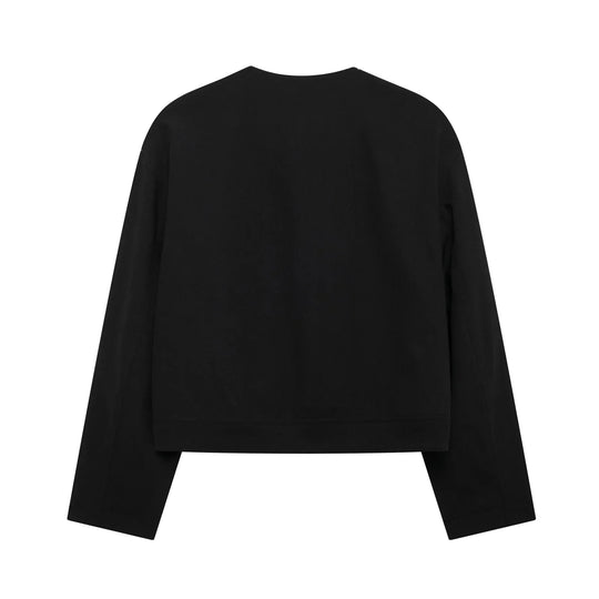 Heidi-Mode | Bomber Cropped Trend Schwarz