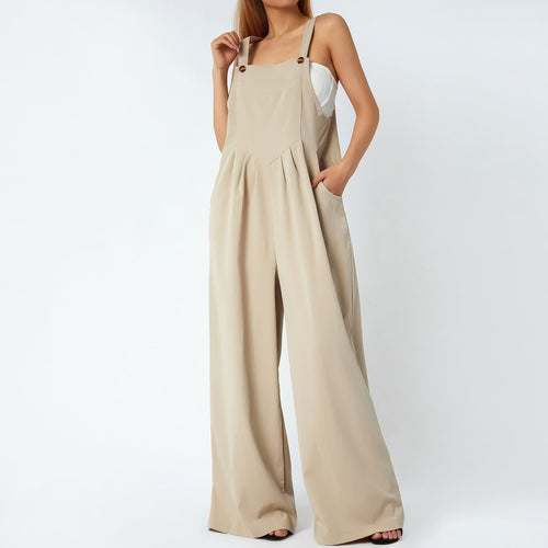 Sommer-Jumpsuit mit weitem Bein