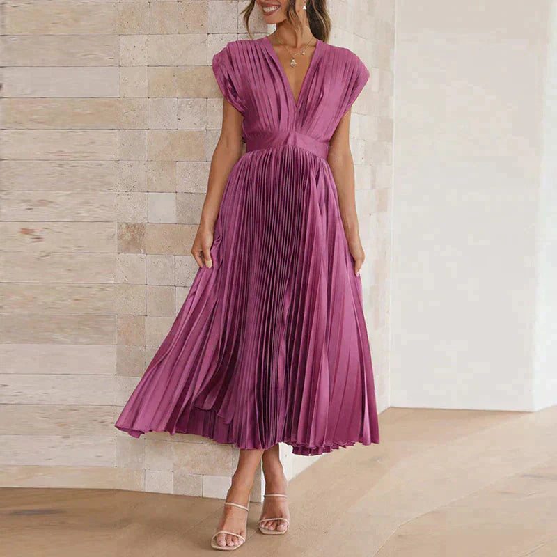 Heidi | Elegantes Plisseekleid