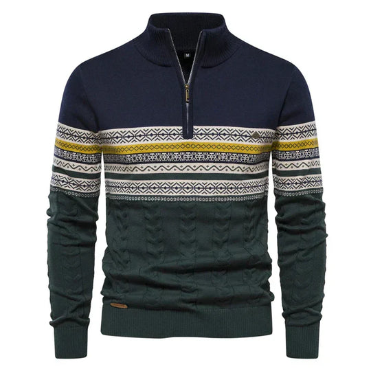 Heidi-Mode | Herren Retro Muster Pullover