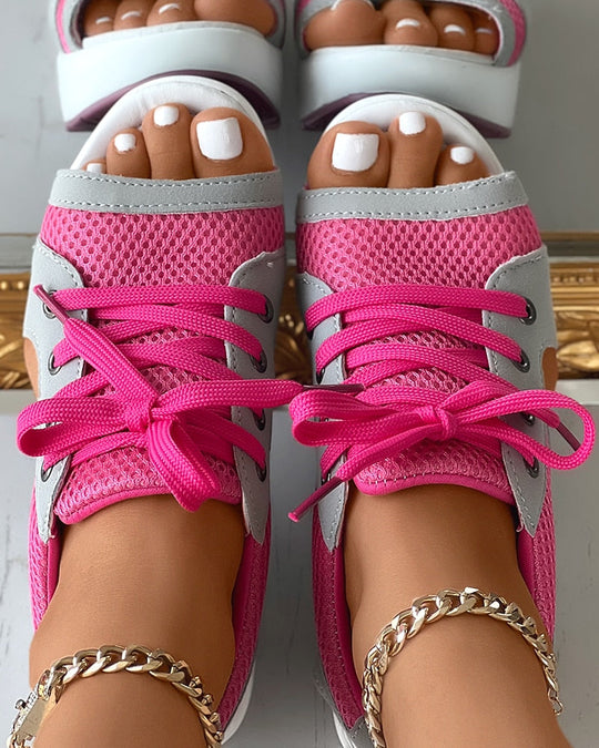 Heidi-Mode Trendkick: Atmungsaktive Sneaker-Sandalen