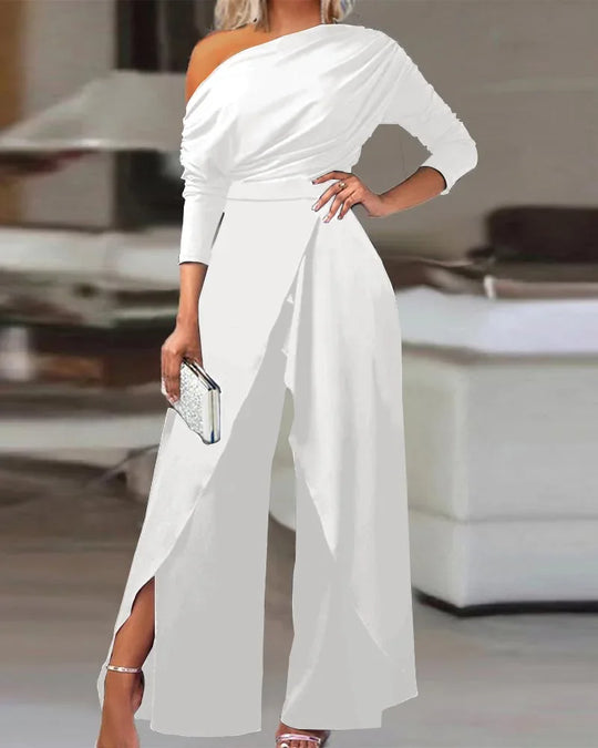 Heidi - Modischer eleganter Overall mit weitem Bein