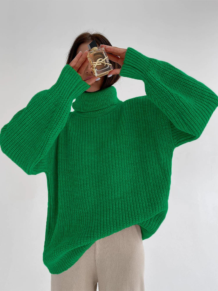 Heidi-Mode | Strick Woll Rollkragenpullover Für Damen