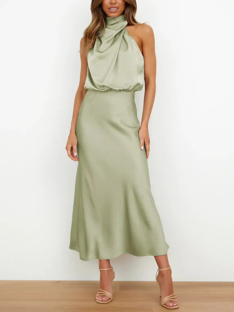 Heidi-Mode | Verführerische Satin Abendkleider für Damen