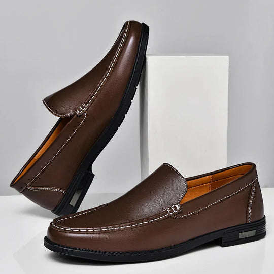 – Luxus-Leder-Loafer