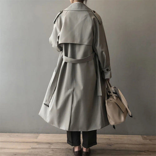 Heidi-Mode - Klassischer Oversized Winter-Trenchcoat für Frauen