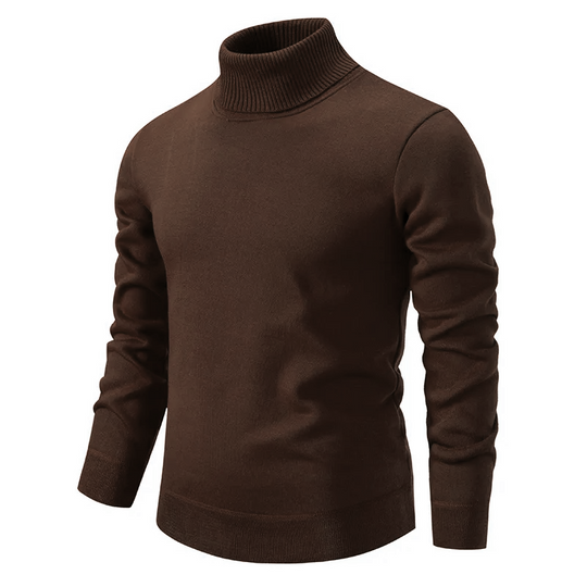 100% Baumwolle - Rollkragenpullover