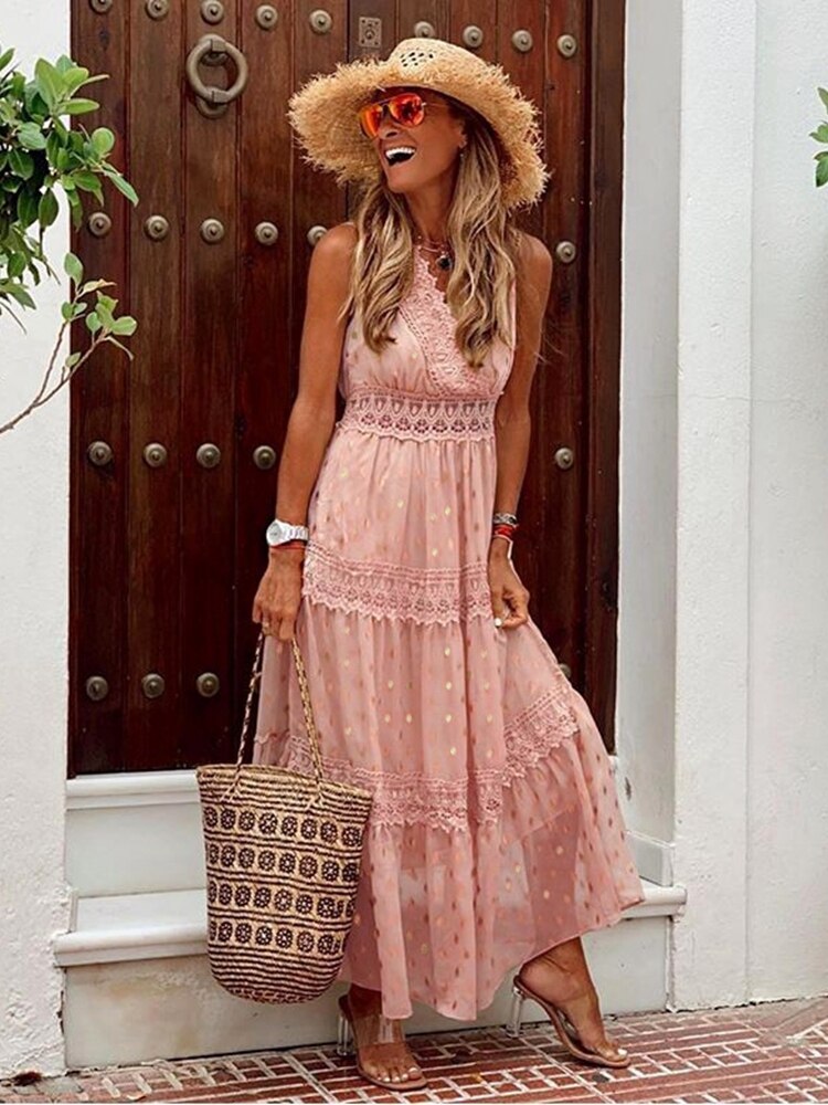 Heidi-Mode | Boho Ibiza Kleid Sommer & Stilvoll