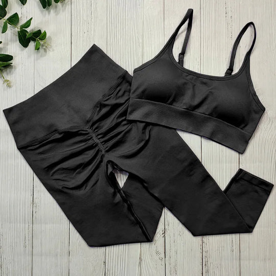 Heidi-Mode | Sportbekleidung Frauen Nahtlose Sportkleidung Fitness Set Yoga Set Trainingskleidung für Frauen Fitness Bekleidung Set Trainingsanzug Activewear