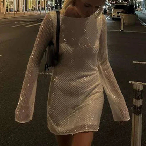 Heidi-Mode | Glitzer Mini Kleid