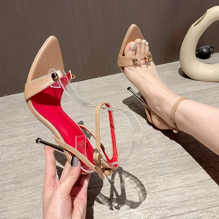 Heidi-Mode | Open Toe Stiletto High Heels