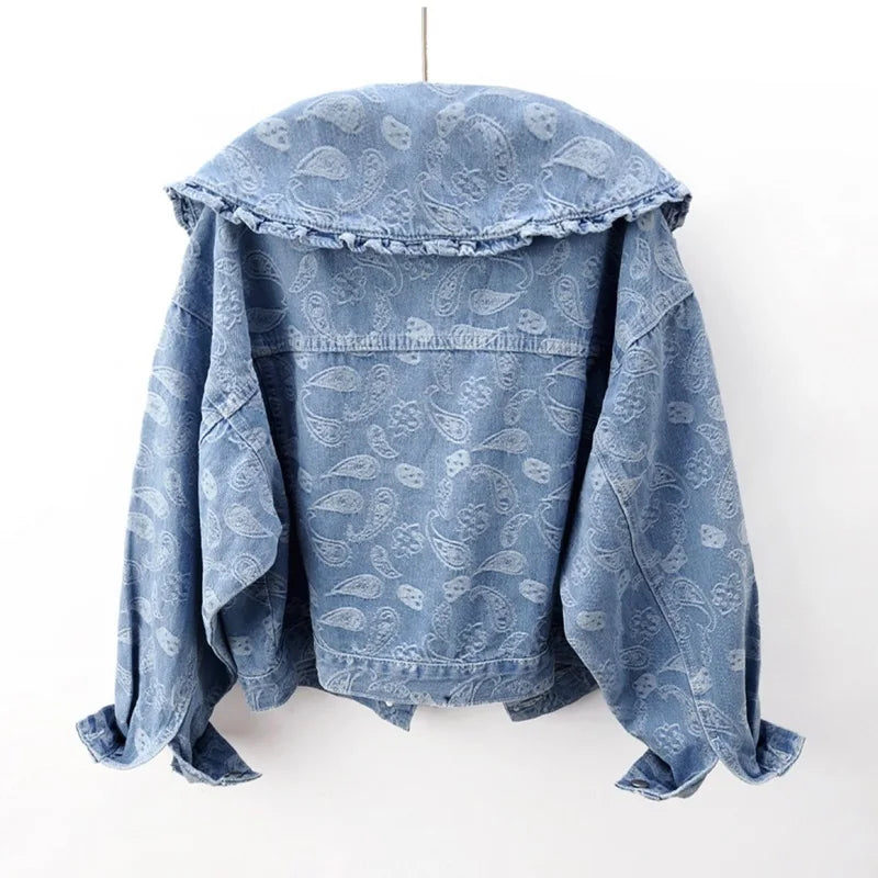 Heidi-Mode | Modische Jeansjacke Damen mit Kapuze