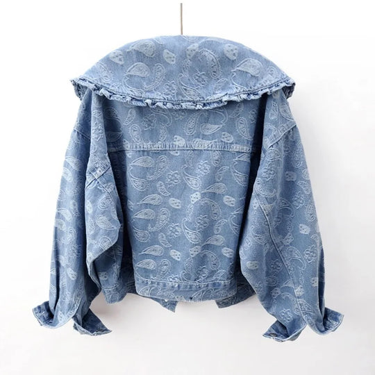 Heidi-Mode | Modische Jeansjacke Damen mit Kapuze