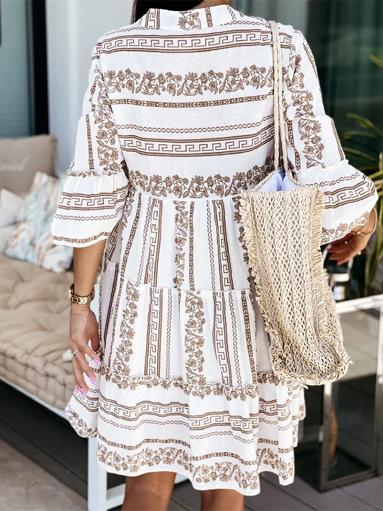 Heidi-Mode | Elegante Boho Chic Tunika Kleid