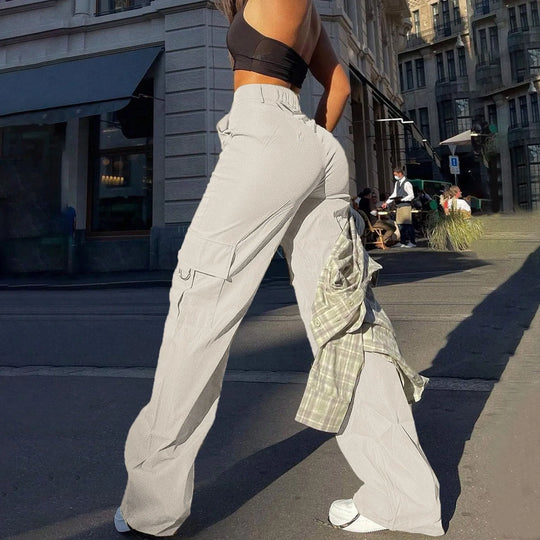 Heidi-Mode | Hochtaillierte Cargo-Hosen für Frauen