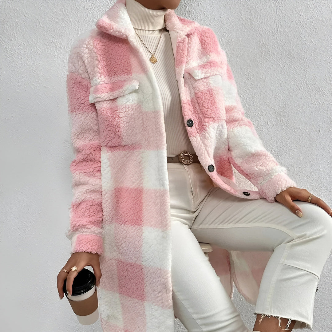 Heidi-Mode | Karierter Mantel für Damen