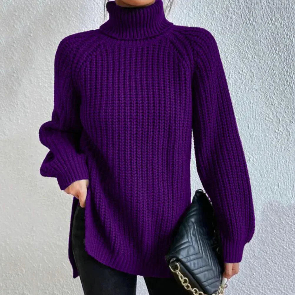 Elegante Rollkragenpullover