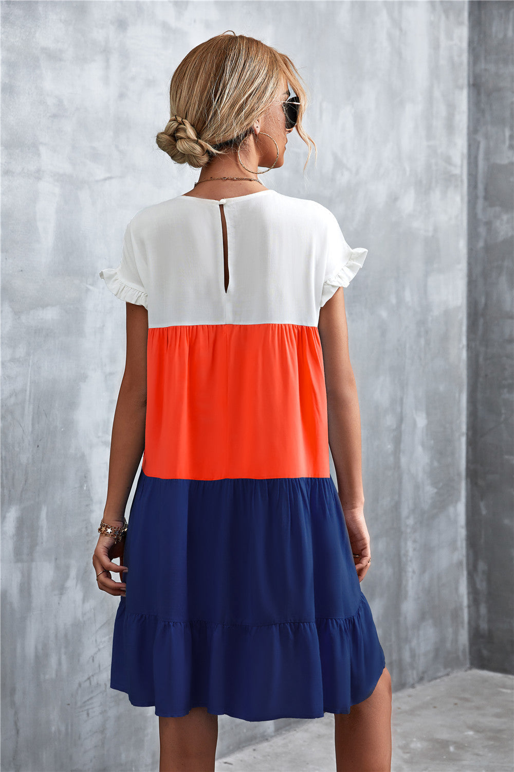Sommerliches buntes Kleid für Damen