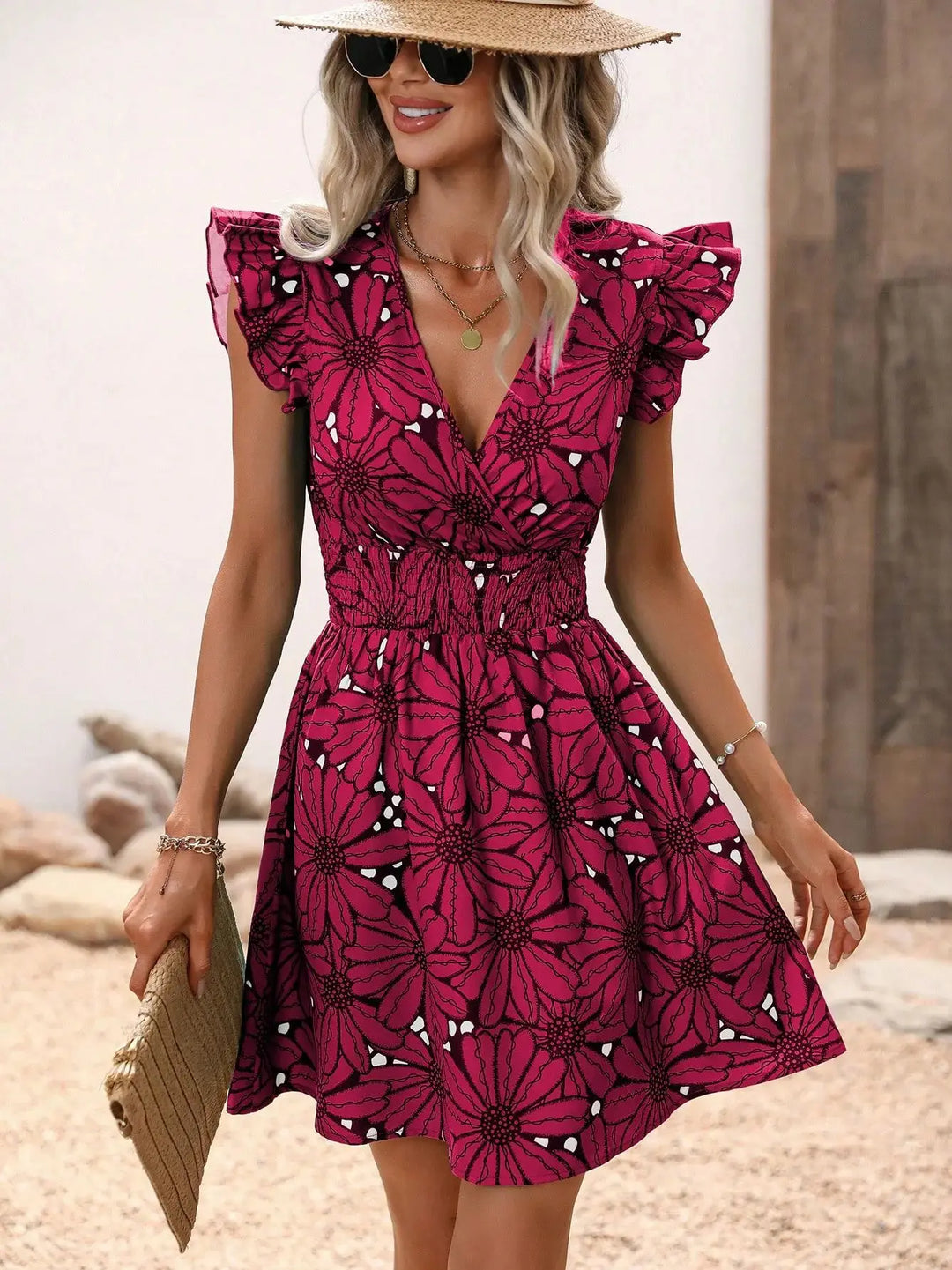 Chic Kleid mit Blumenprint