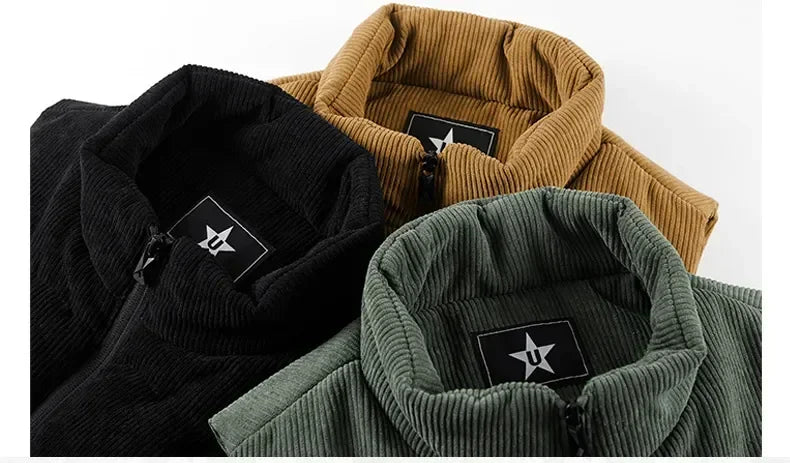 Heidi-Mode | Cordfluweel Bodywarmer - Warme Fleecefutter - Kleidungsstil für Alltag und Outdoor