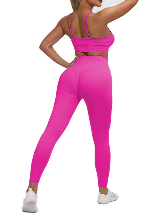 Heidi-Mode | Sportbekleidung Frauen Nahtlose Sportkleidung Fitness Set Yoga Set Trainingskleidung für Frauen Fitness Bekleidung Set Trainingsanzug Activewear