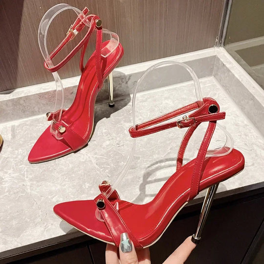 Heidi-Mode | Open Toe Stiletto High Heels