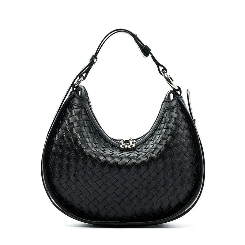 Heidi-Mode | Die Crossbody Leder Halbmond Tasche