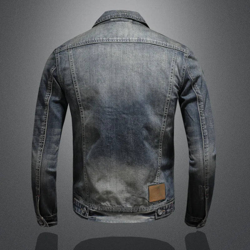 Elegante Retro-Denimjacke