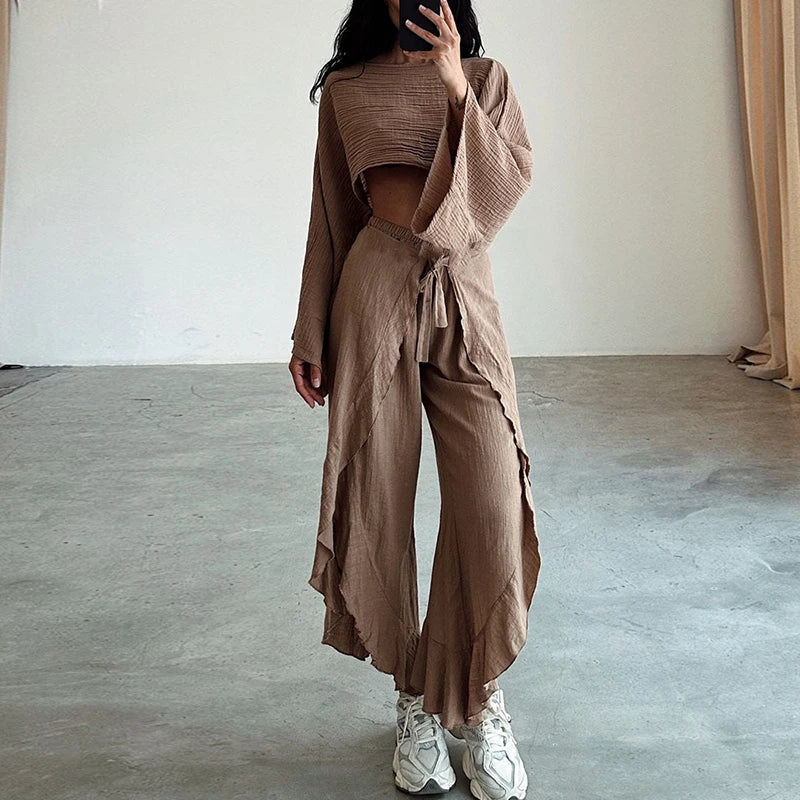 Heidi-Mode | Entspanntes Set aus strapazierfähiger Baumwolle