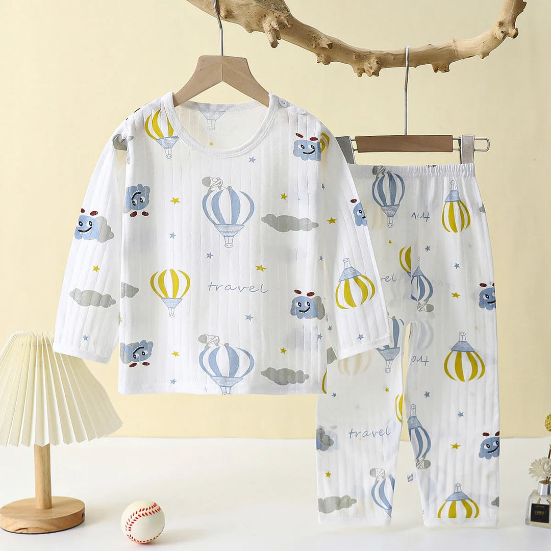 Heidi-Mode Dreams Bequemes Pyjama-Set für die Kleinen
