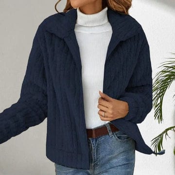 Heidi-Mode | Gerippte Jacke Schick Moderner Stil Ideal für den Winter