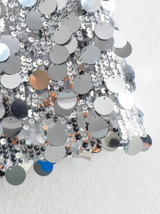 Heidi-Mode | Rock Damen Kurz Glitzerrock