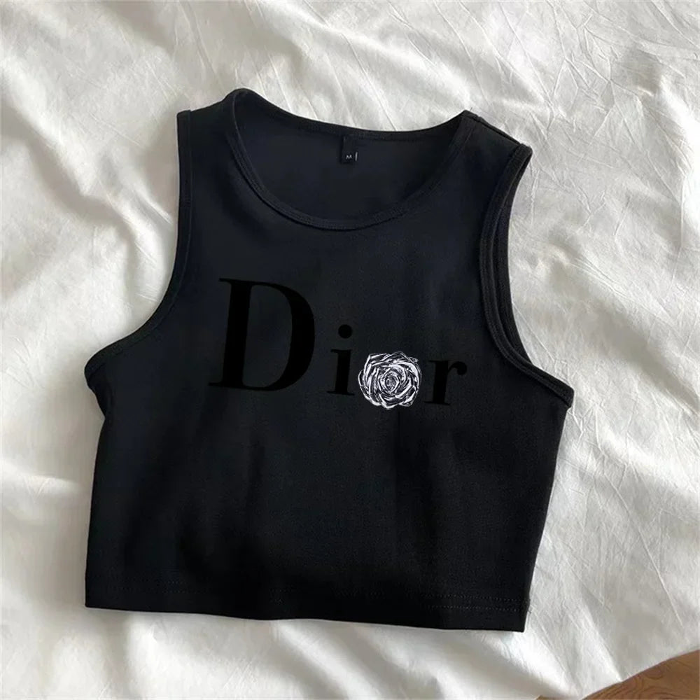 Heidi-Mode | Sommer Neue Damenweste mit Modeinspiriertem Gedrucktem Design, Ein Must-Have Weste für Legere und Coole Sommer