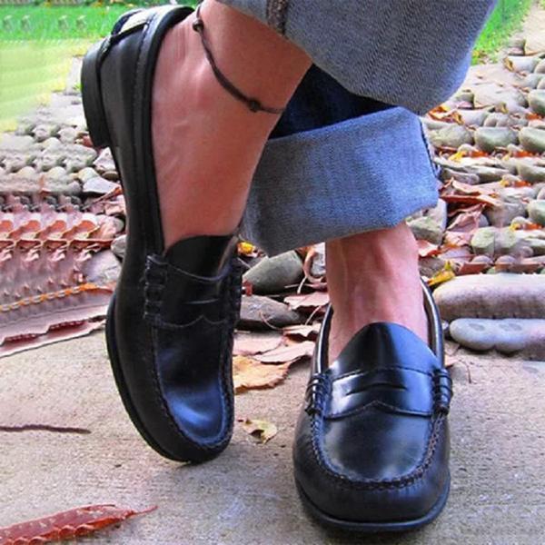 Heidi-Mode Hochwertige orthopädische Slip-on loafers