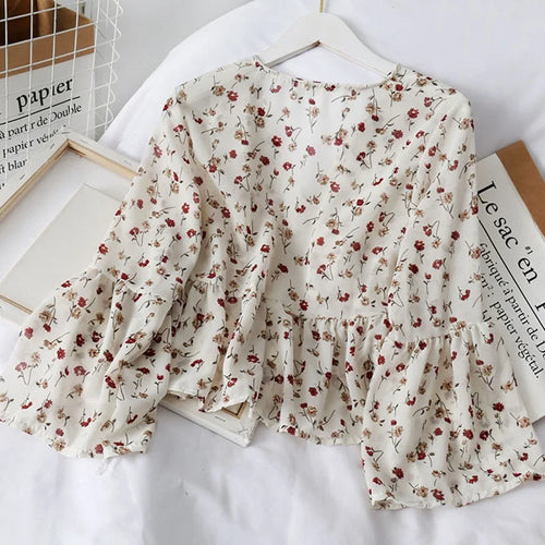 Heidi-Mode | Chloé Jahrgang Chiffon Lockere Bluse